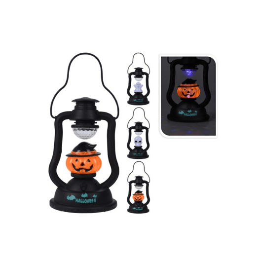 Alpha55 Lanterne Lumineuse 20 cm 3 Assortiments Halloween