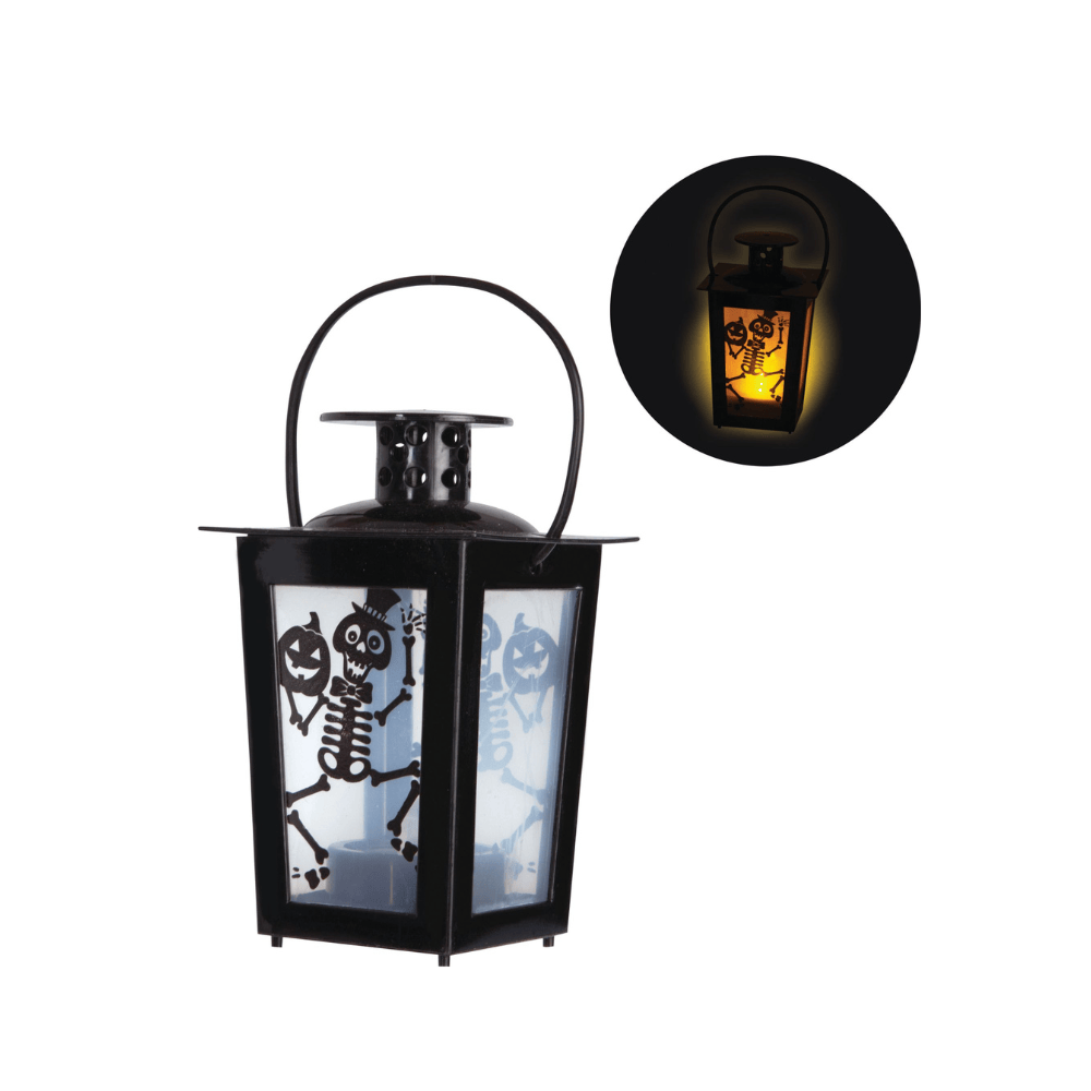 Alpha55 Lanterne Squelette 15 cm Décoration Halloween