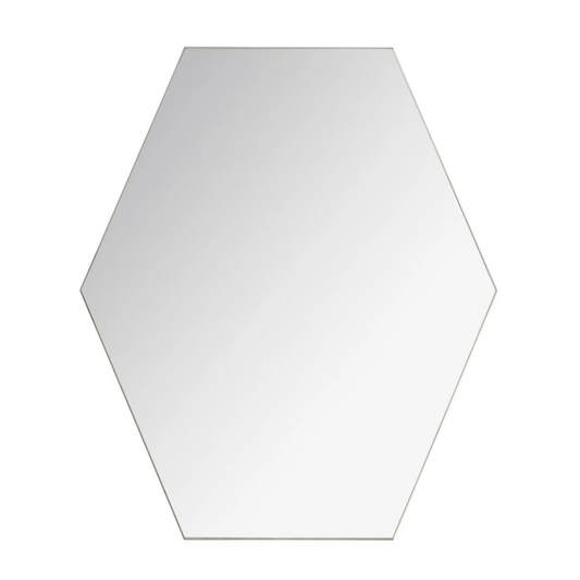 Alpha55 Lot de 2 miroirs hexagonaux décoratifs