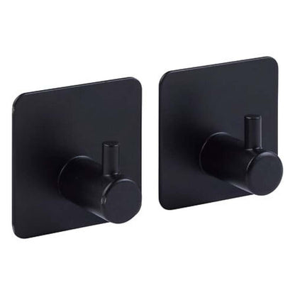 Alpha55 Lot de 2 patères adhésives en inox