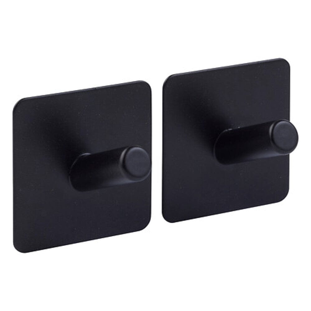 Alpha55 Lot de 2 patères adhésives en inox