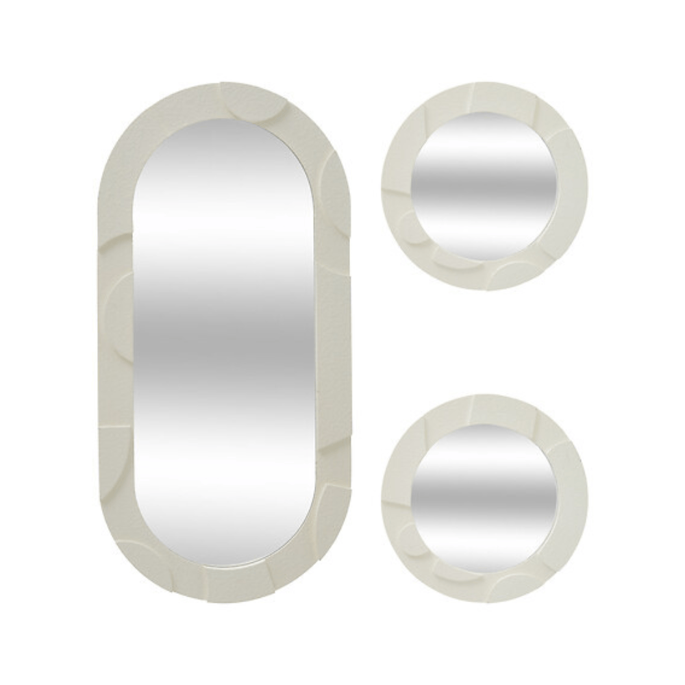 Alpha55 Lot de 3 miroirs 3D Anny déco murale