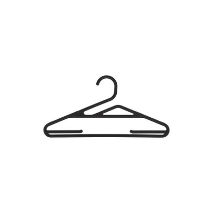 Alpha55 Lot de 5 cintres antidérapants en plastique