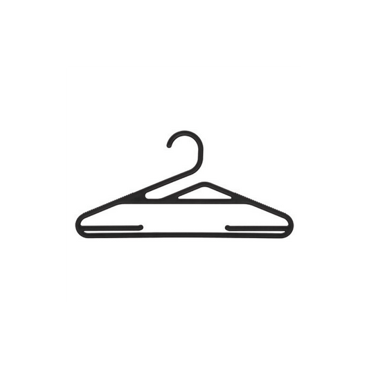 Alpha55 Lot de 5 cintres antidérapants en plastique