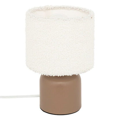 alpha55 Marron Lampe à poser en bouclette "Bona"