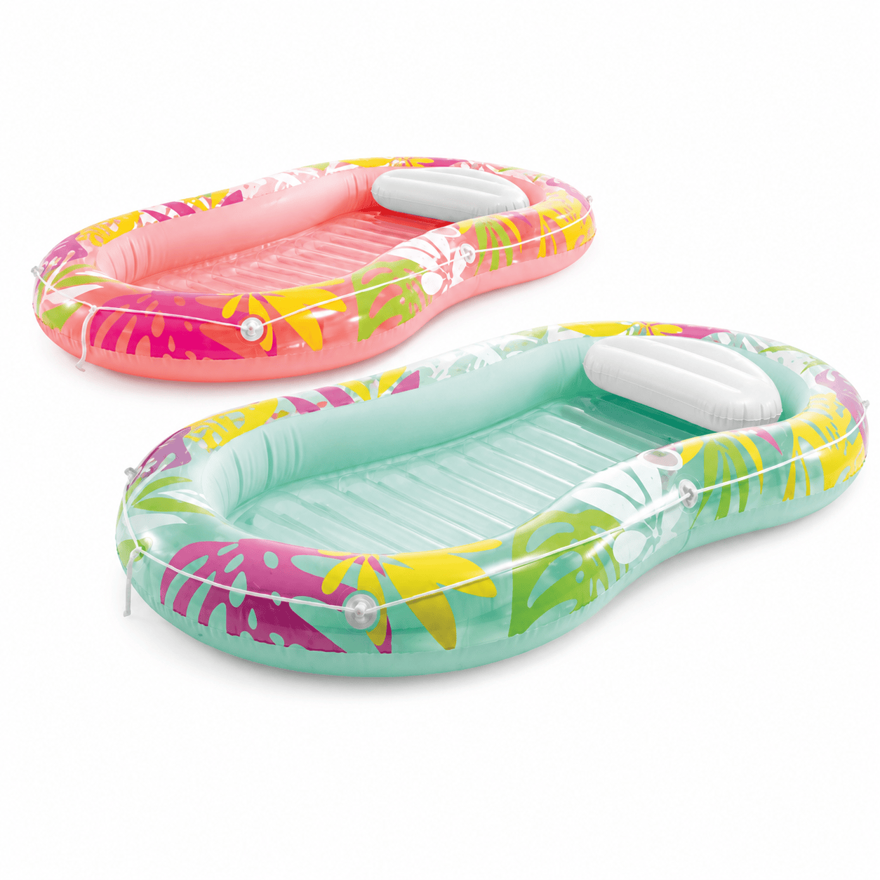 Alpha55 Matelas Lounge Tropical Gonflable 206 x 122 cm
