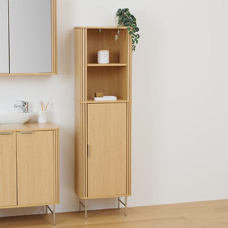 Alpha55 Meuble colonne Liora beige – Rangement élégant