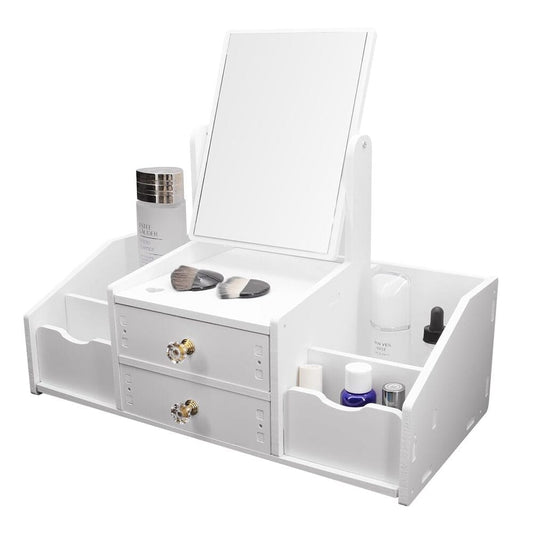 alpha55 Mini coiffeuse blanche – Compacte & élégante