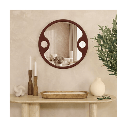 Alpha55 Miroir Austin bordeaux décoratif élégant