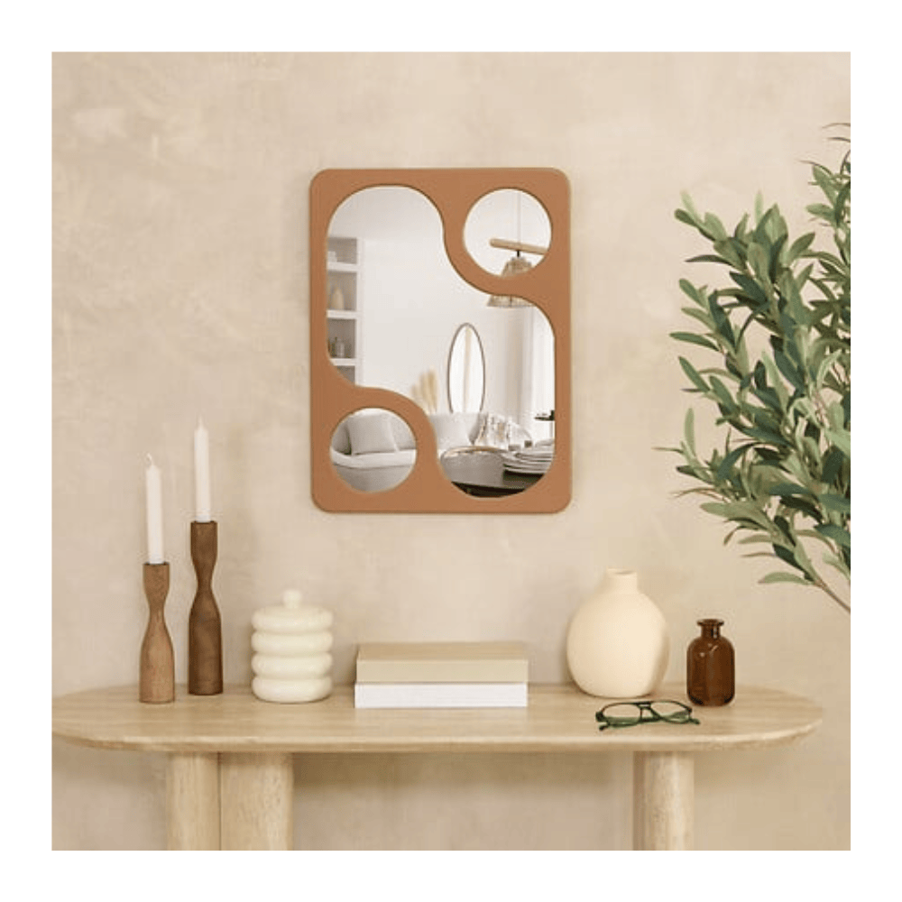 Alpha55 Miroir Austin rose décoratif élégant