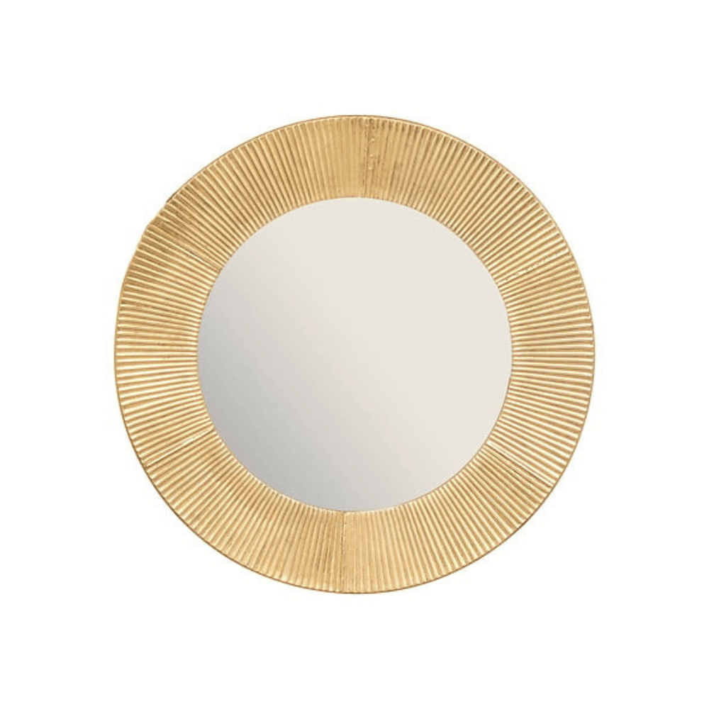 Alpha55 Miroir Milda en métal doré élégant décoratif