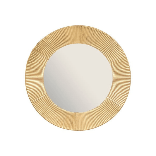 Alpha55 Miroir Milda en métal doré élégant décoratif