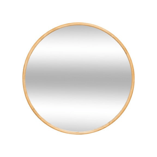 Alpha55 Miroir mural Kim en bois naturel élégant