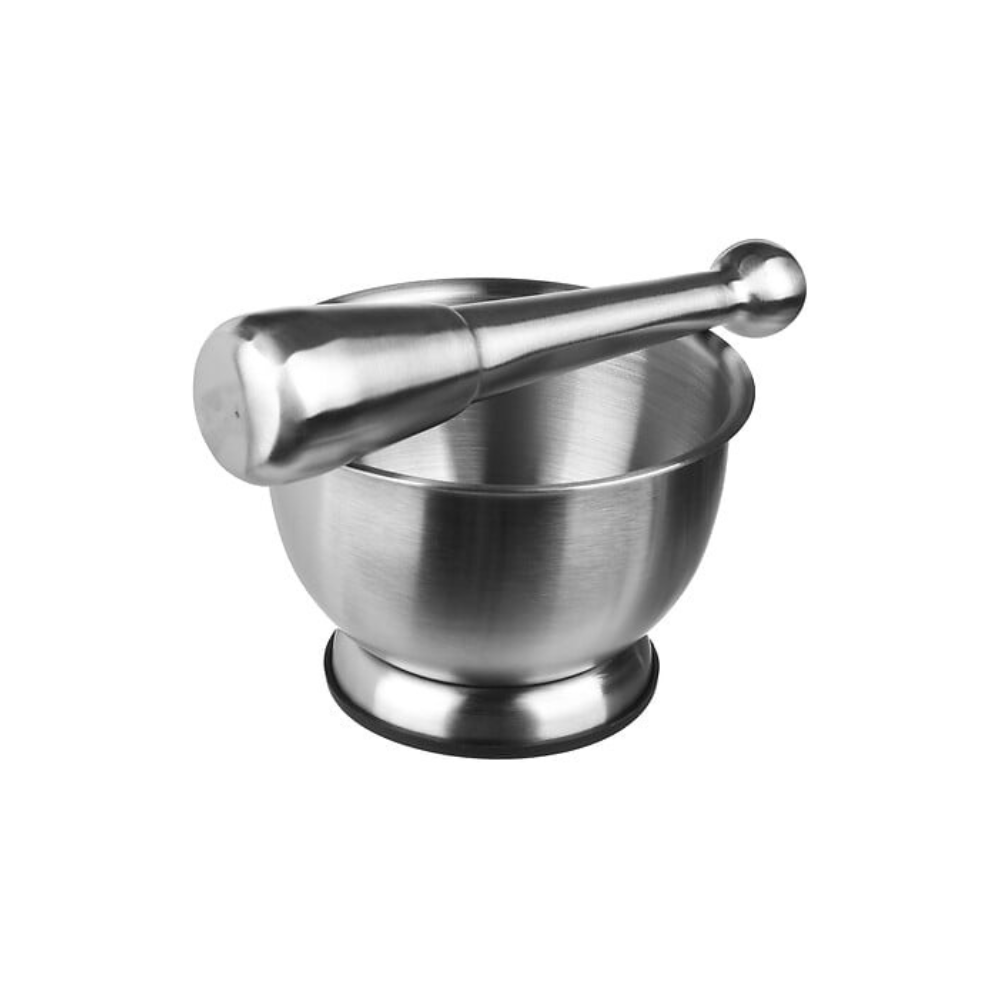 Alpha55 Mortier et pilon en inox – Robuste et pratique