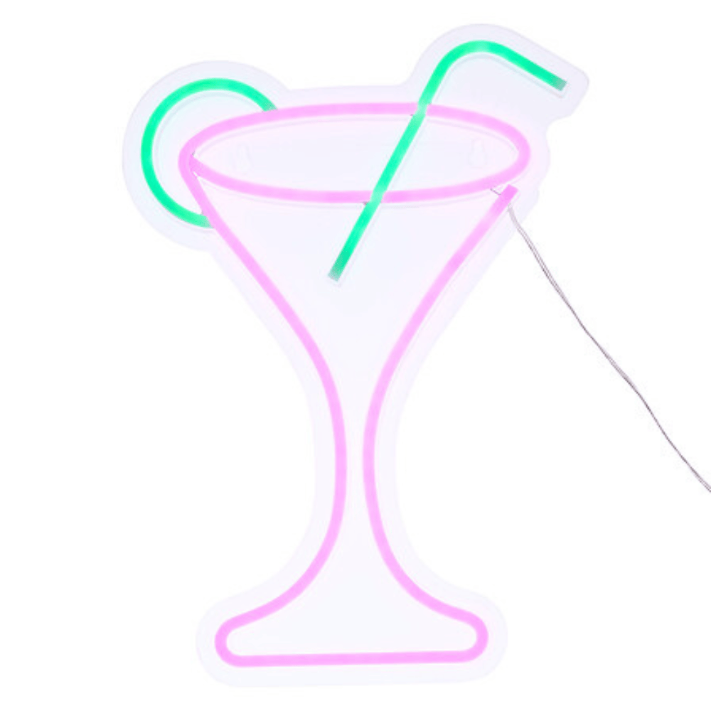alpha55 Néon LED Mural Cocktail – Décoration Lumineuse