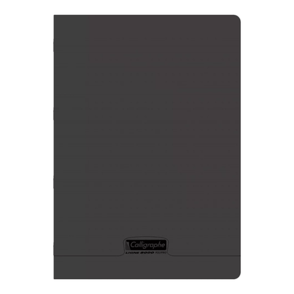 Alpha55 Noir Cahier Piqué 8000 Polypro A4 96P Séyès 90g