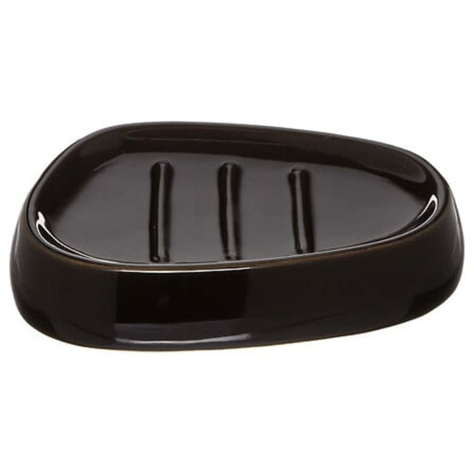 Alpha55 Noir Porte savon en céramique