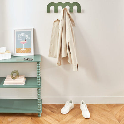 Alpha55 Patère 5 crochets Callista vert – Pratique & moderne