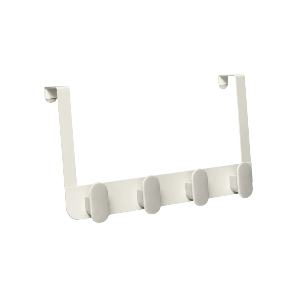 Alpha55 Patère porte LINY 4 tiges argile – Pratique & compacte