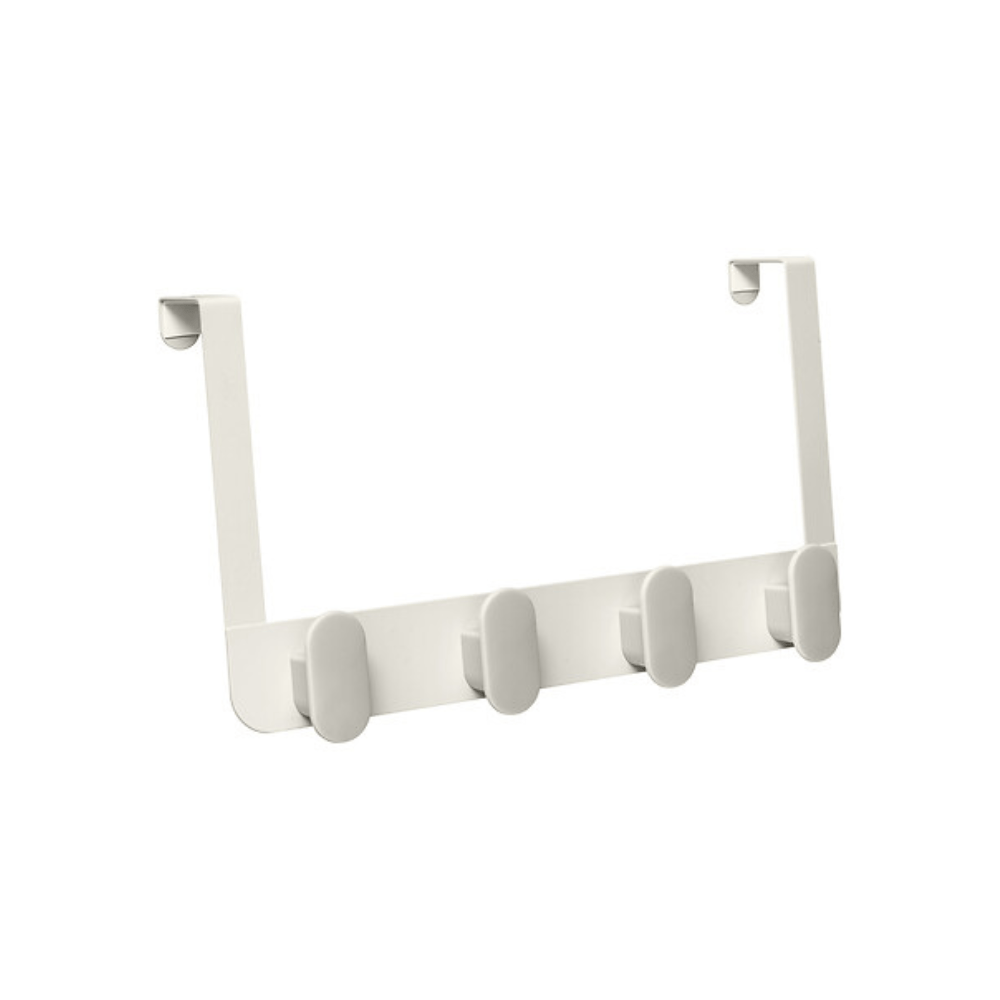 Alpha55 Patère sur porte en métal argile Liny 4 tiges