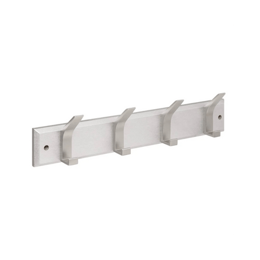 Alpha55 Patère ZINY 4 tiges argent en bois – Moderne & chic