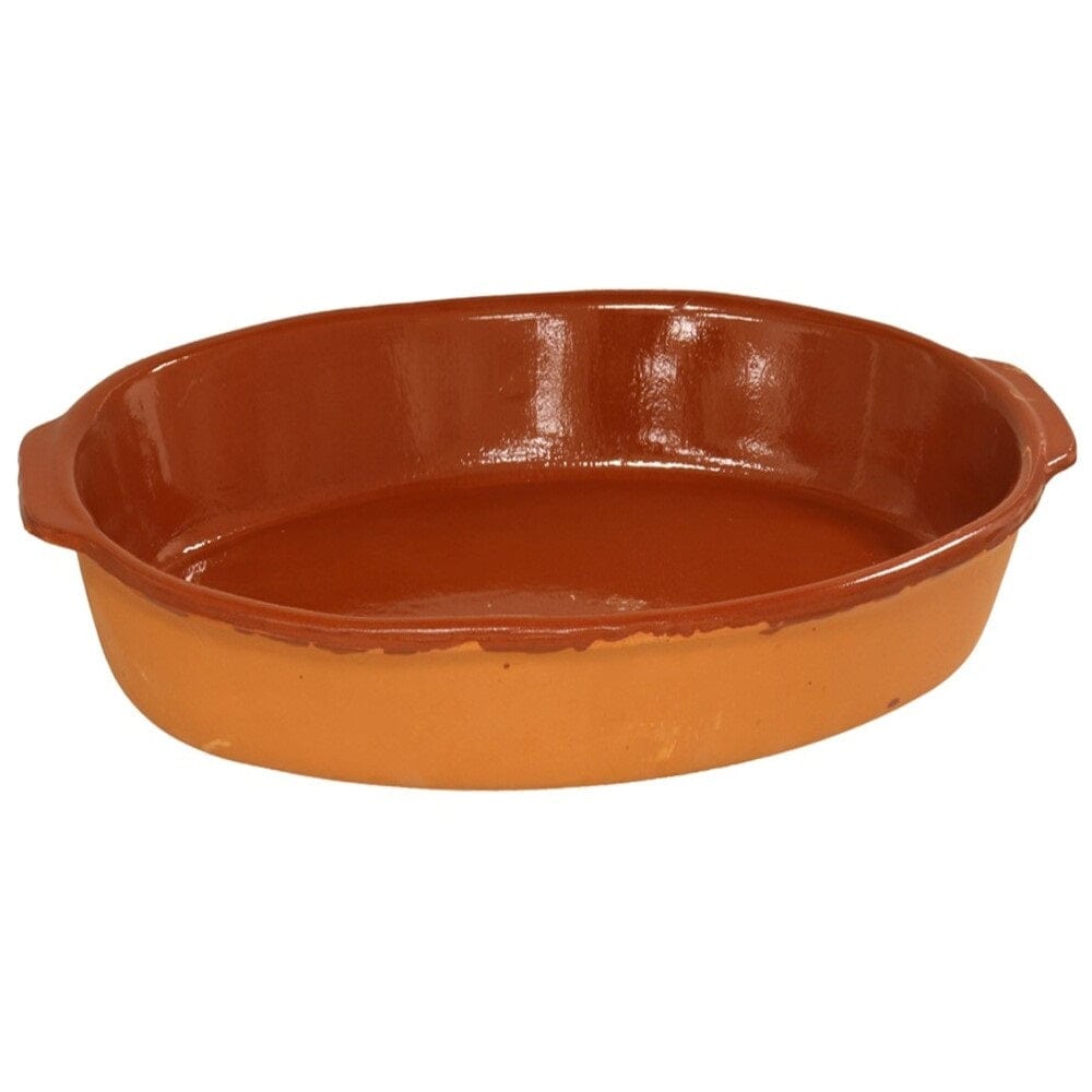 Alpha55 Plat ovale en terre cuite