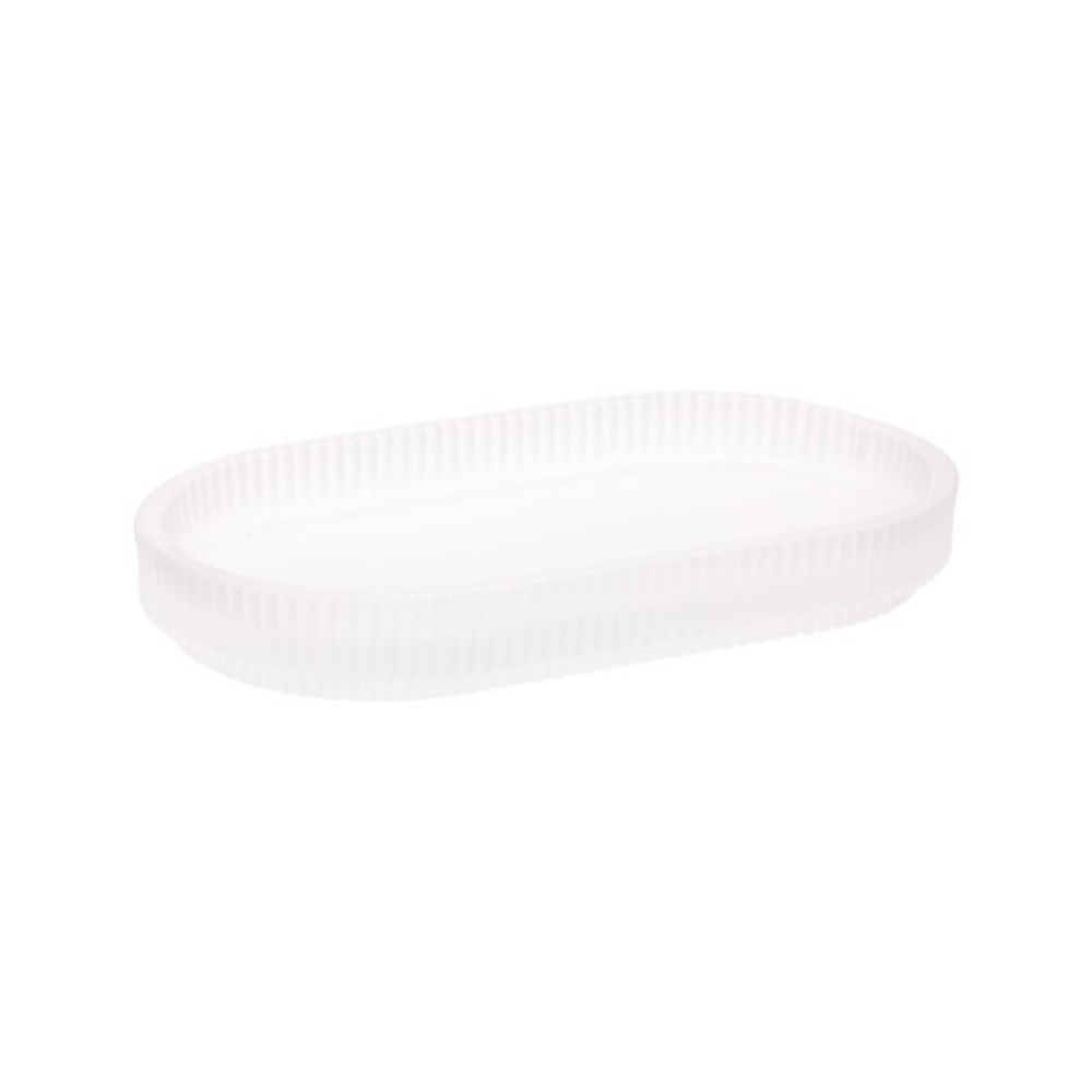 Alpha55 Plateau Solis 18,5 cm en Verre Transparent