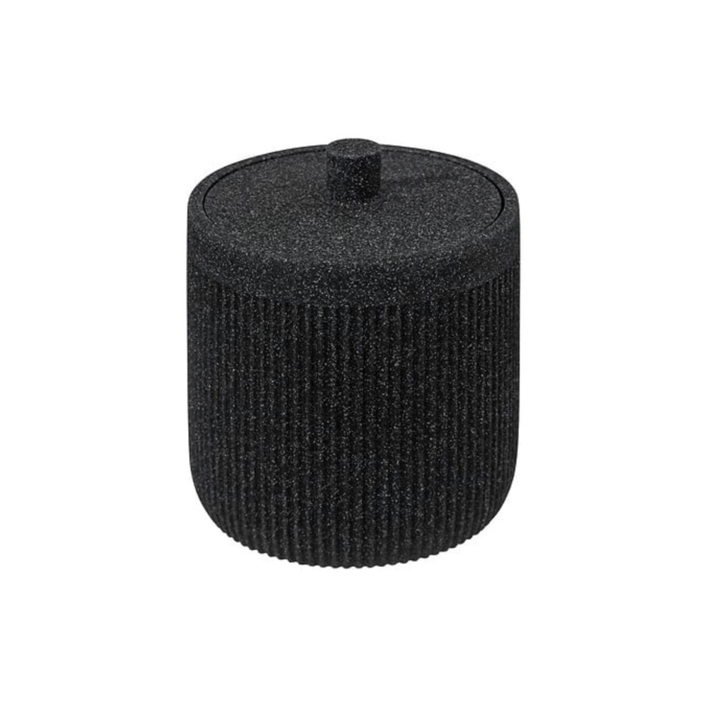Alpha55 Pot à coton ONYX gris ardoise – Chic & pratique
