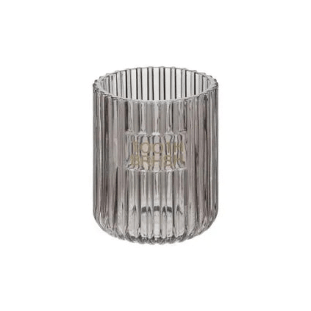 Alpha55 Pot brosse à dents GLASS gris – Moderne & raffiné