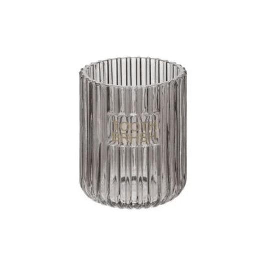 Alpha55 Pot brosse à dents GLASS gris – Moderne & raffiné