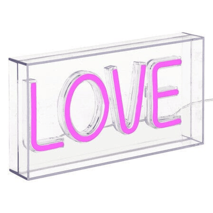 alpha55 Rose Néon LED à Poser Love Décoratif
