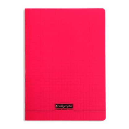 Alpha55 Rouge Cahier Polypro Calligraphe 8000 A4 140P Séyès