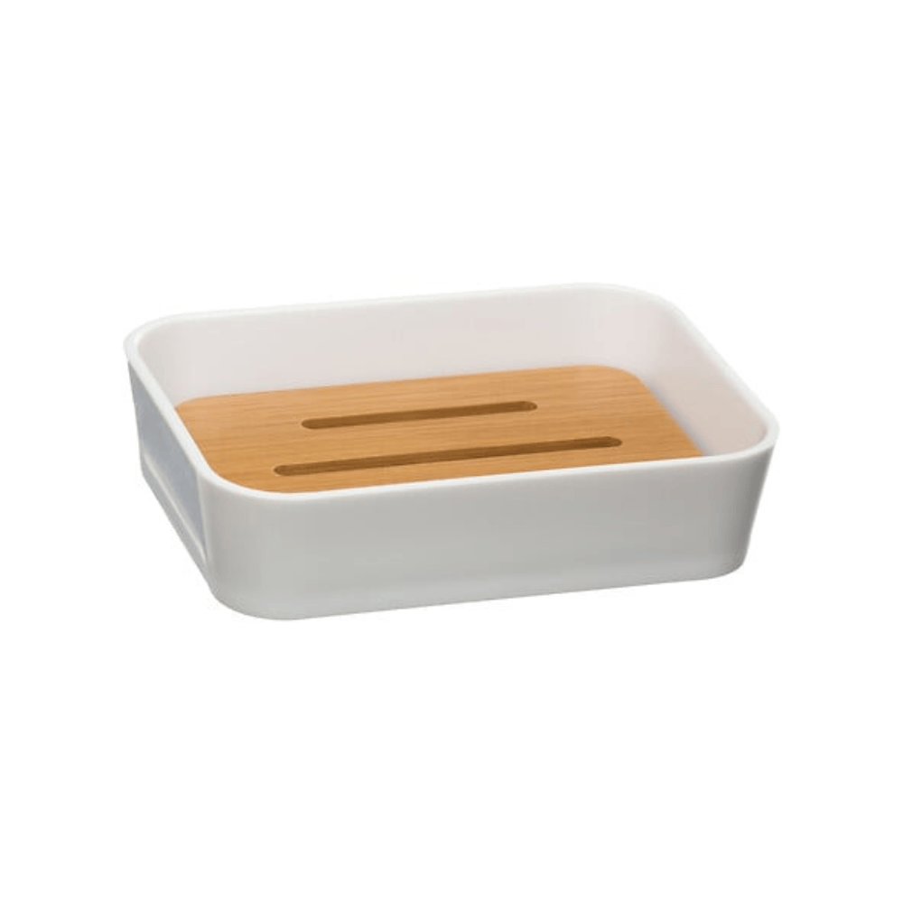 Alpha55 SALLE DE BAIN,MOBILIER SALLE DE BAIN,MEUBLE DE SDB Blanc Porte-savon – Pratique, hygiénique & élégant