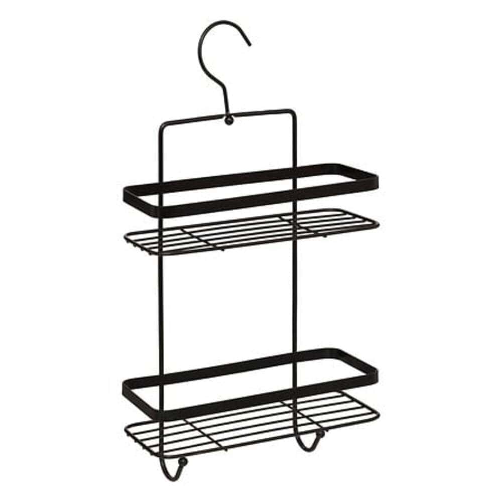 Alpha55 Serviteur de douche Venterra 2 niveaux noir