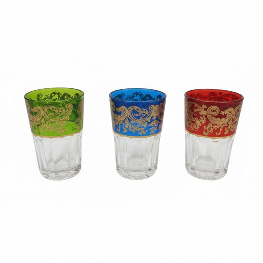 Alpha55 Set de 12 verres à thé 18 cl Saint-Louis Doré