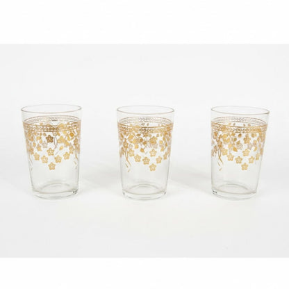 Alpha55 Set de 12 verres à thé 20 cl Printemps doré