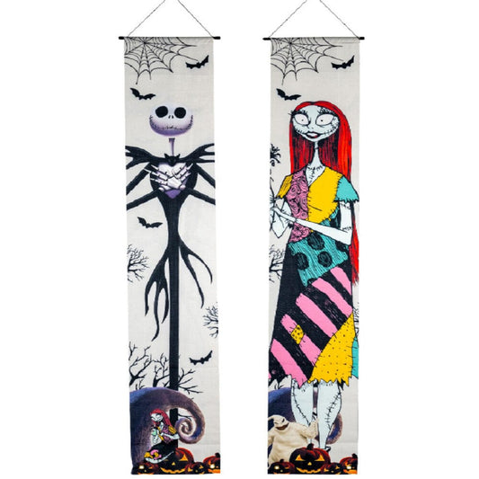 Alpha55 Set de 2 bannières en tissu Nbxmas