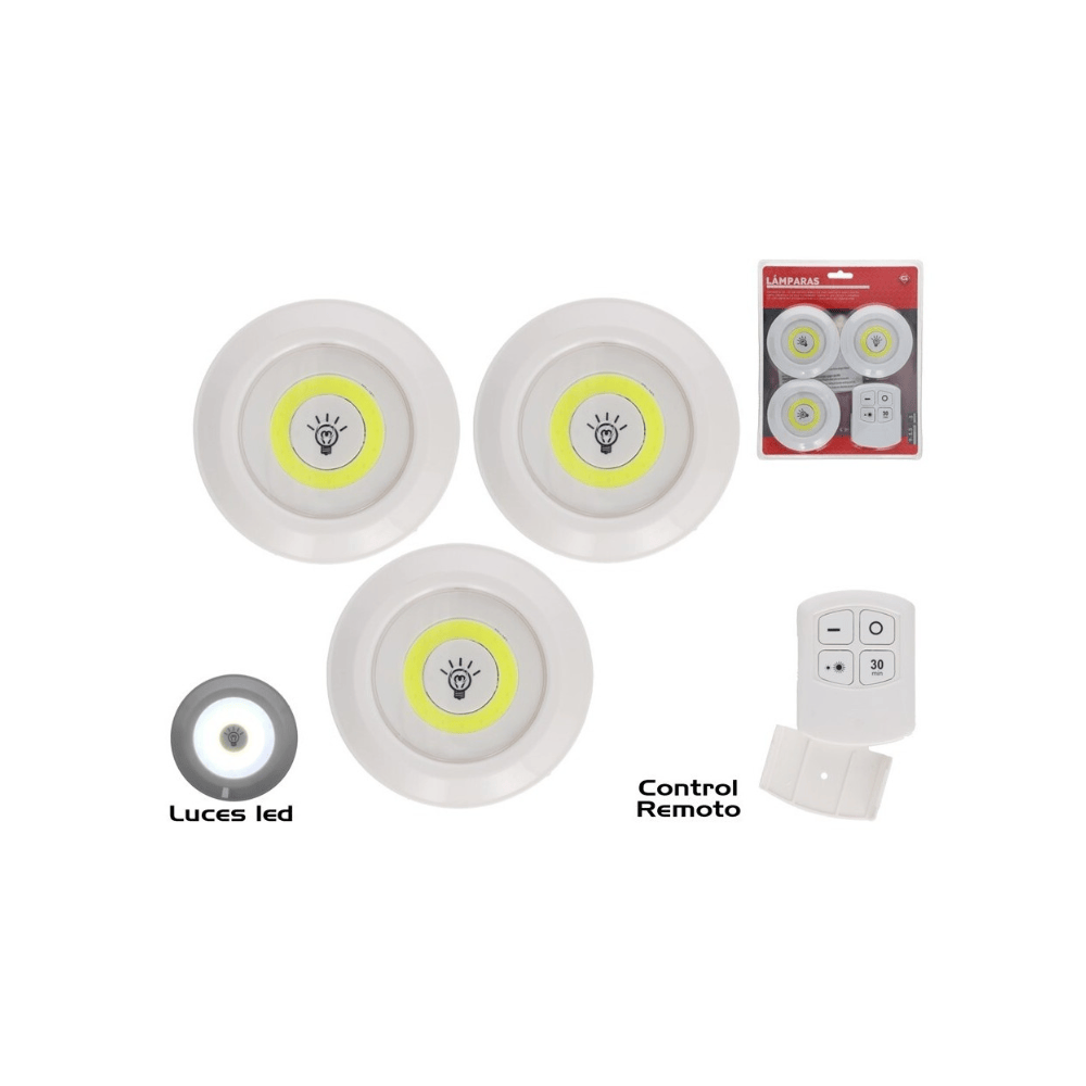 alpha55 Set de 3 ampoules LED R/C – Éclairage économique