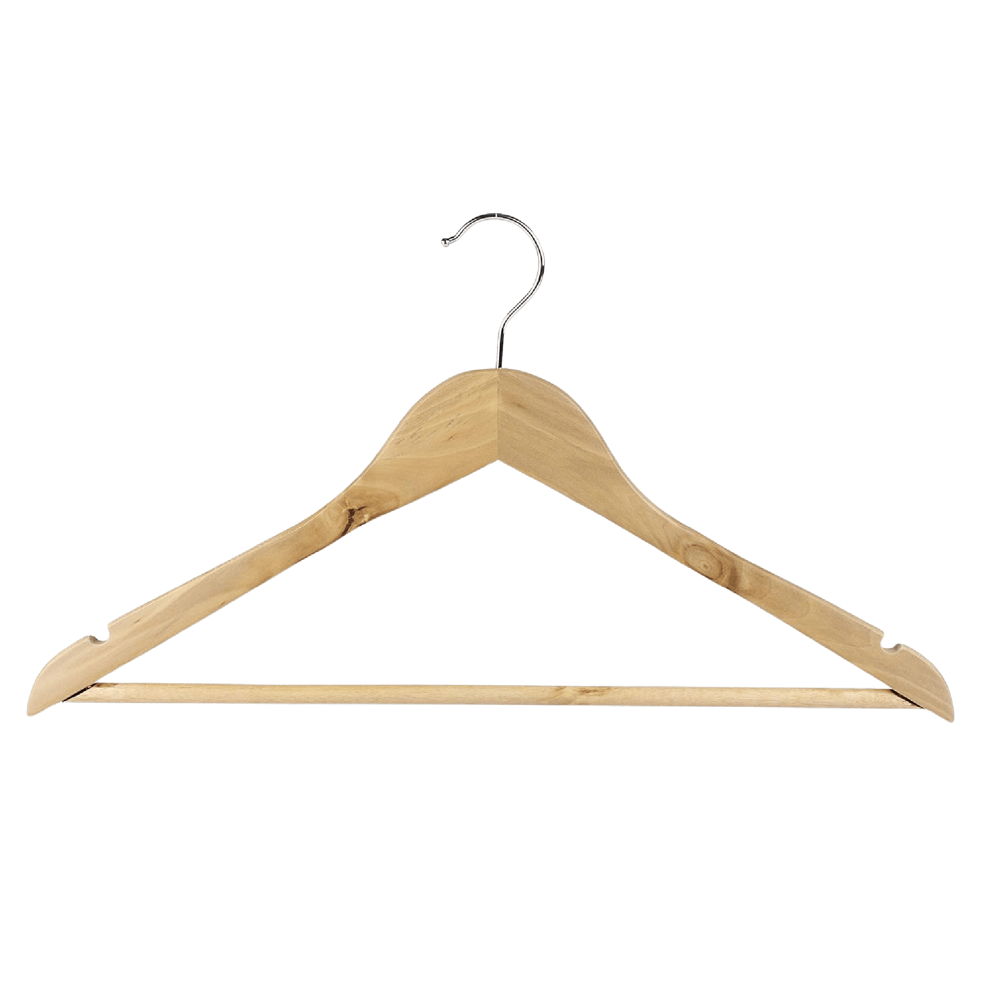 Alpha55 Set de 5 cintres en bois – Élégants & résistants