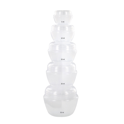Alpha55 Set de 5 Flacons Maquillage – Accessoires de Voyage Pratiques