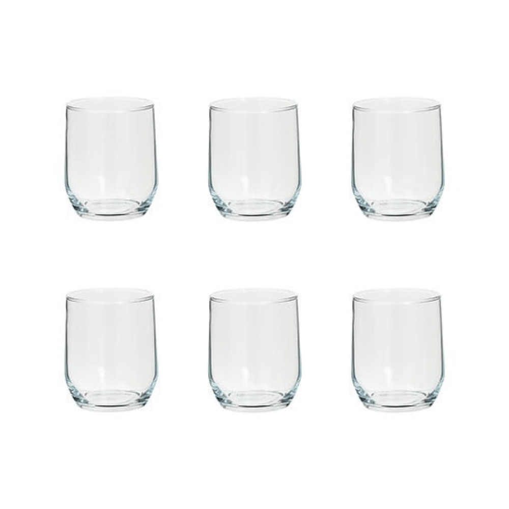 Alpha55 Set de 6 Gobelets Bas Paol'eau 31 cl en Verre