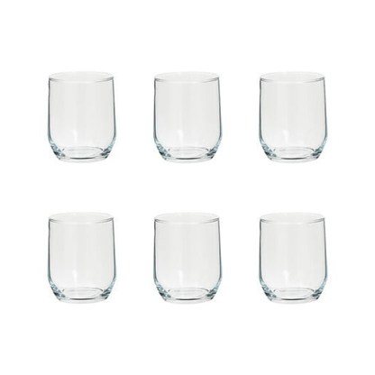 Alpha55 Set de 6 Gobelets Bas Paol'eau 31 cl en Verre