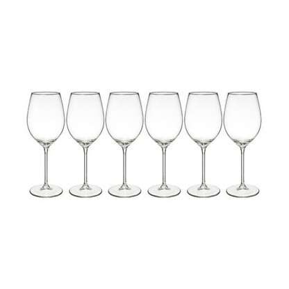 Alpha55 Set de 6 Verres à Pied Lina 41 cl en Verre