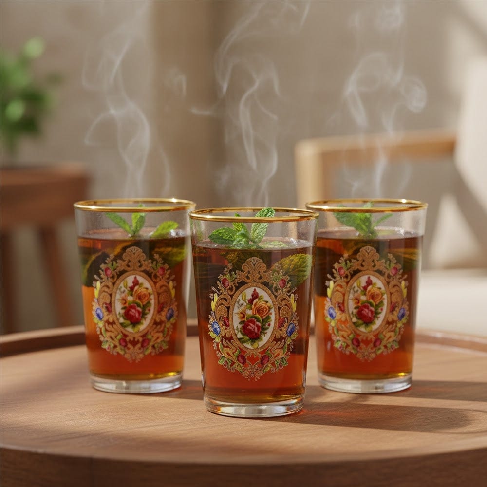 Alpha55 Set de 6 verres à thé 20 cl Marie-Antoinette