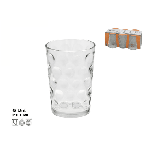 Alpha55 Set de 6 verres à thé RHINO – Service élégant