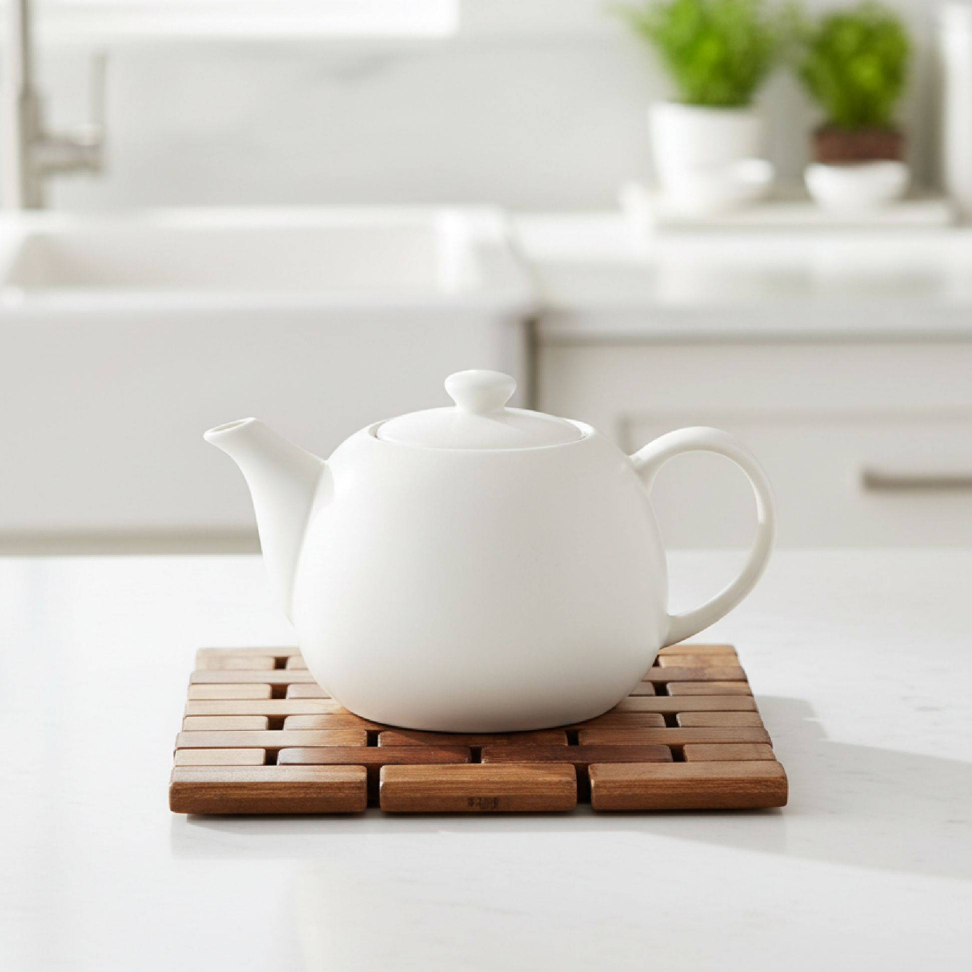 Alpha55 Set de Table Carrés en Bambou – Style Naturel