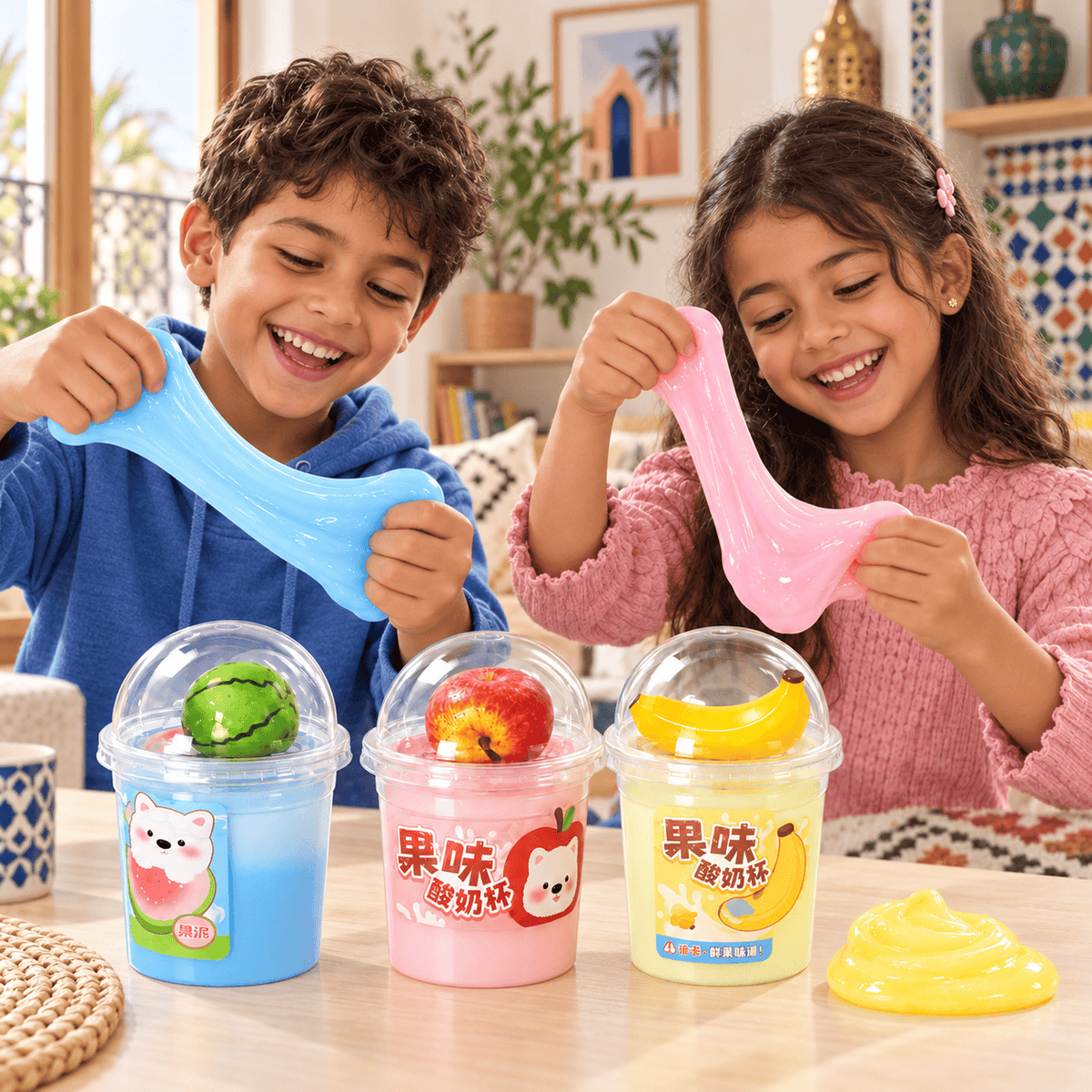 Alpha55 Slime 3D Fruits & Légumes – Jouet Enfant