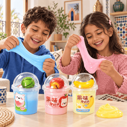 Alpha55 Slime 3D Fruits & Légumes – Jouet Enfant