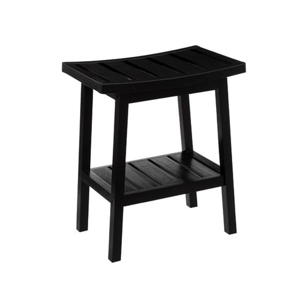 Alpha55 Tabouret rangement en bambou pratique et naturel