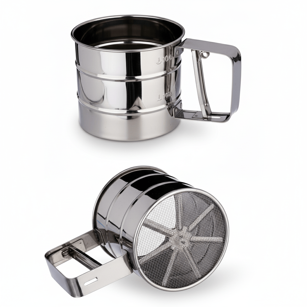 Alpha55 Tamis Saupoudreur Inox Professionnel